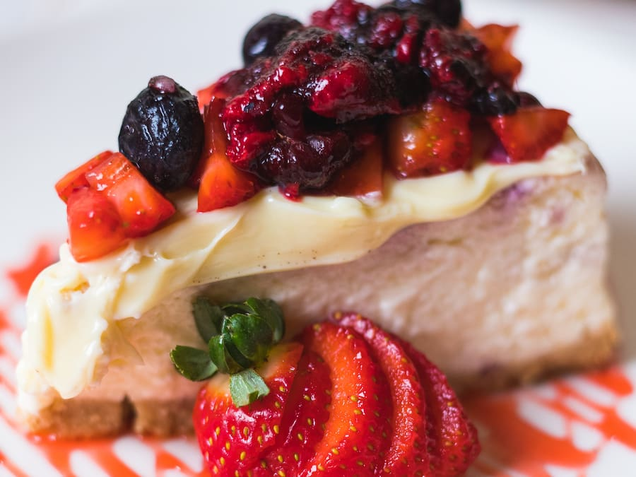 Cheesecake Aux Fruits Rouges à "Jade Picon"