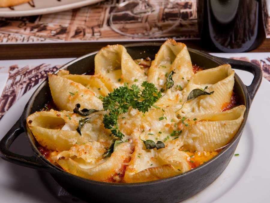 Conchiglione de Brie à La Bolognaise à Paulo André