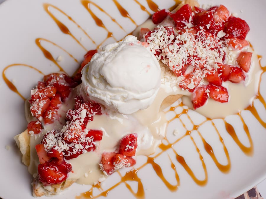 Grand Crêpe de Pavage Chocolat Blanc à “Rafaella Santos”