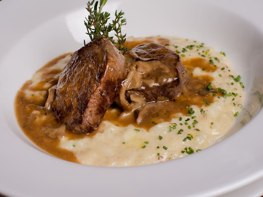 Médaillons au Risotto de Brie à Chorão