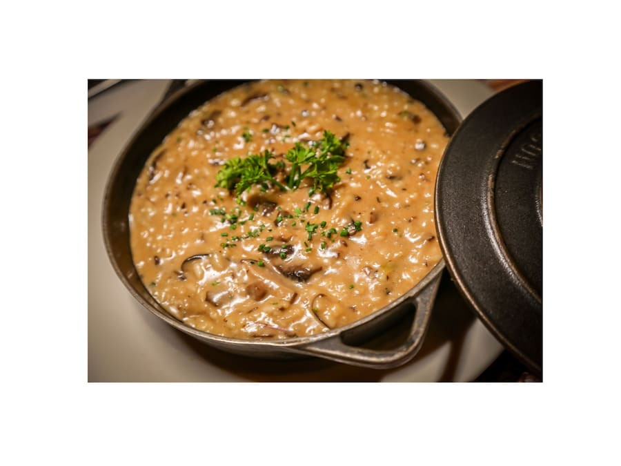Risotto Aux Cèpes à "Chris Torloni"