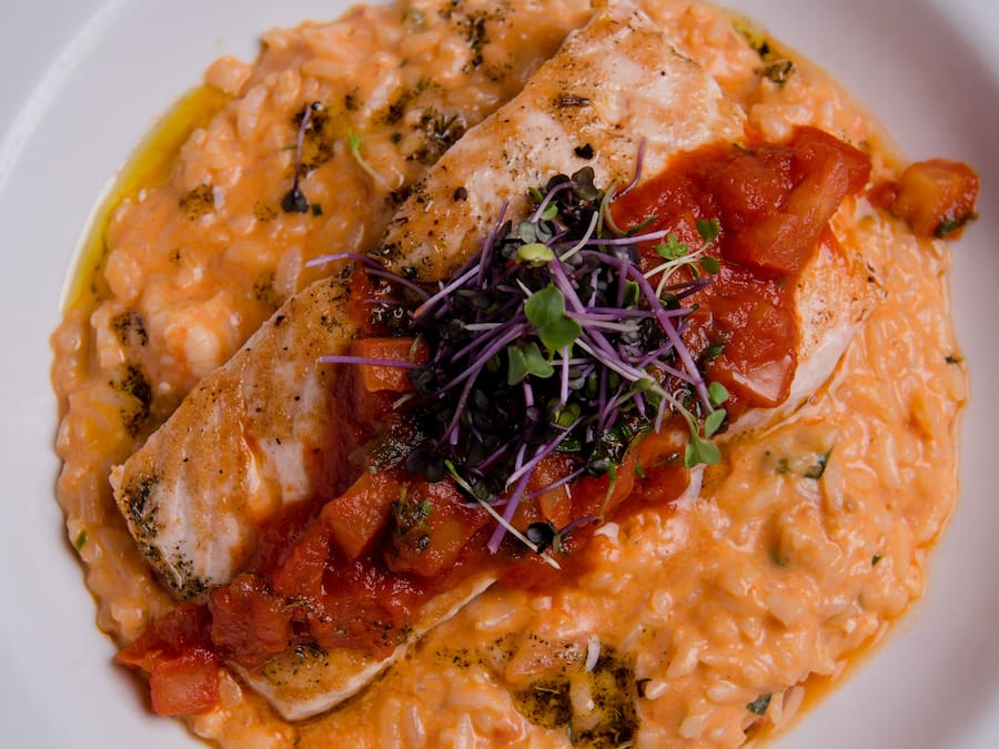 Saumon au Risotto de Crevettes à "Gabi Martins"