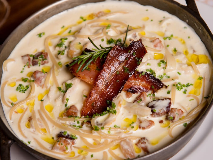 Spaghetti Carbonara au Poulet à “Alexandre Pato”