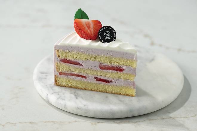 Blueberry Yogurt Cake Slice