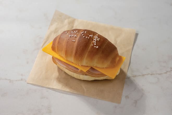 Ham and Swiss Twist Roll