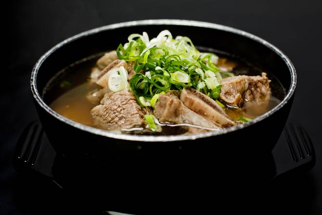 Beef Short Rib Soup with Rice Cake