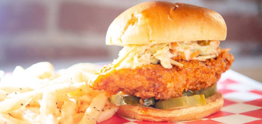 NASHVILLE HOT CHICKEN SANDWICH