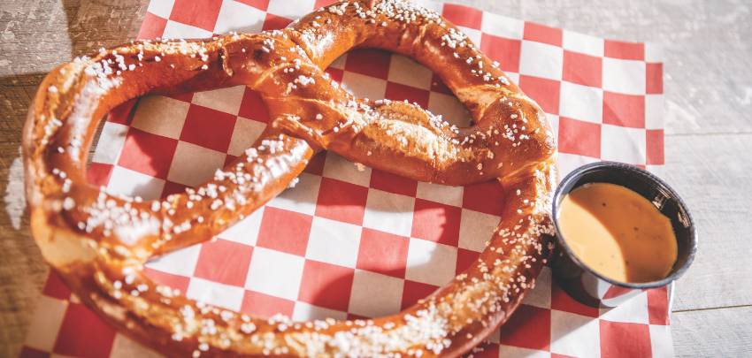 PRETZEL and BEER CHEESE