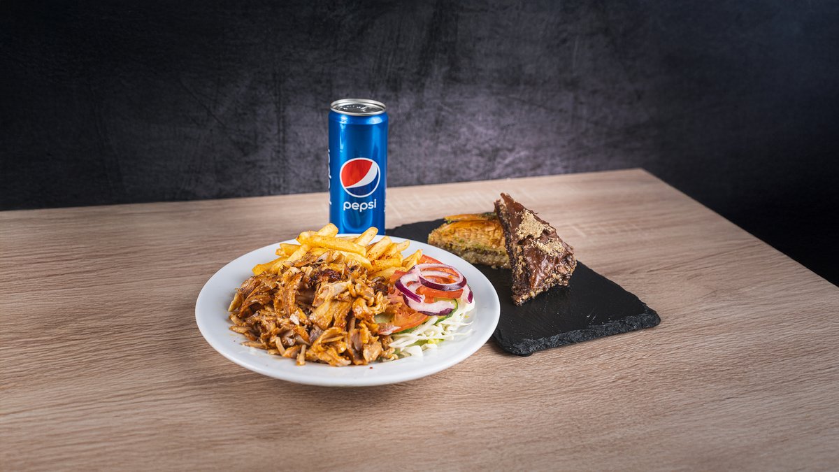 Csirkehúsos kebab tál menü