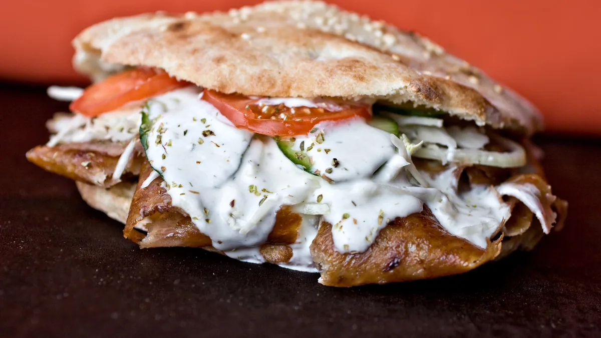 Csirkehúsos kebab🐥🥗