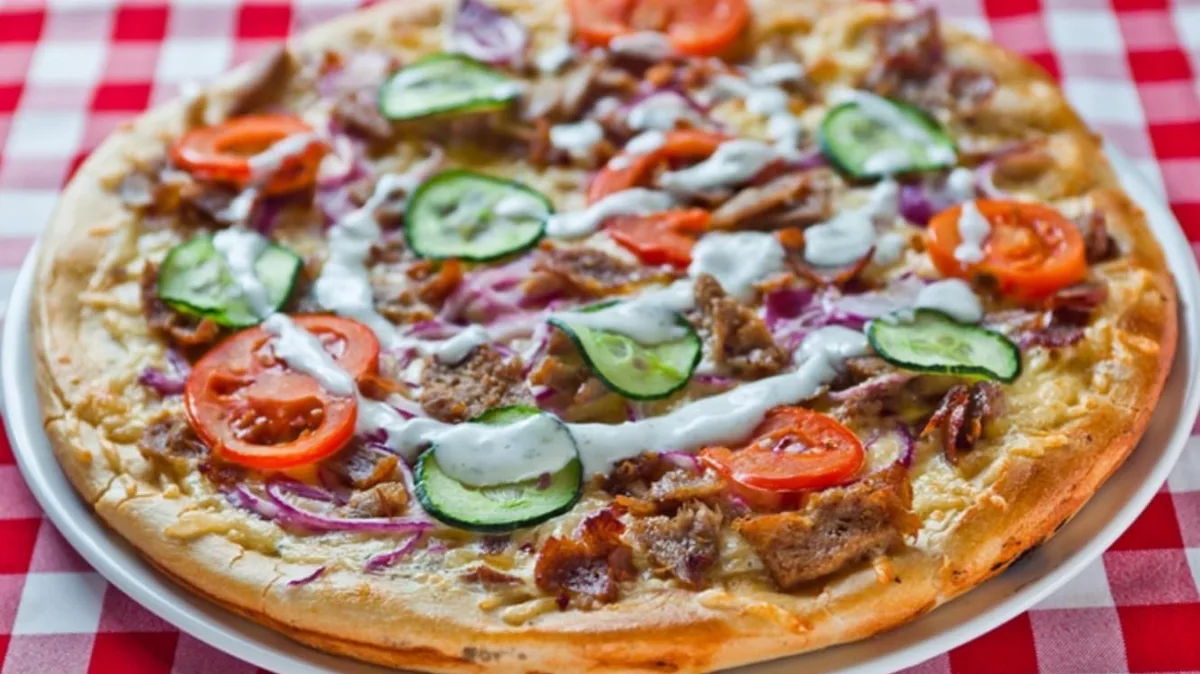 Pasa kebab borjú húsos pizza 32cm