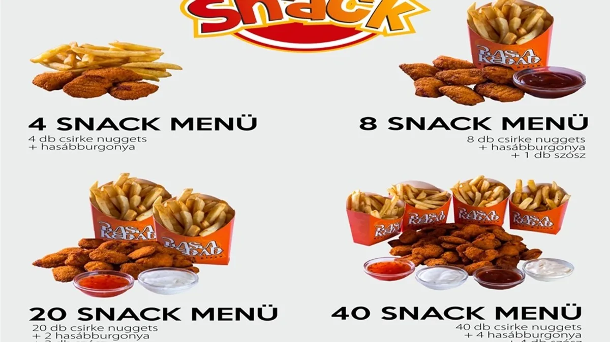 Snack menü 8🐥🍟