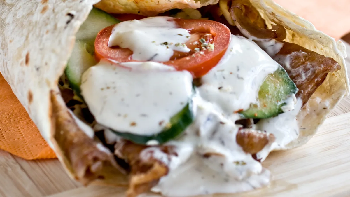 Vegyes húsos dürüm🐄🐥🌮🥗