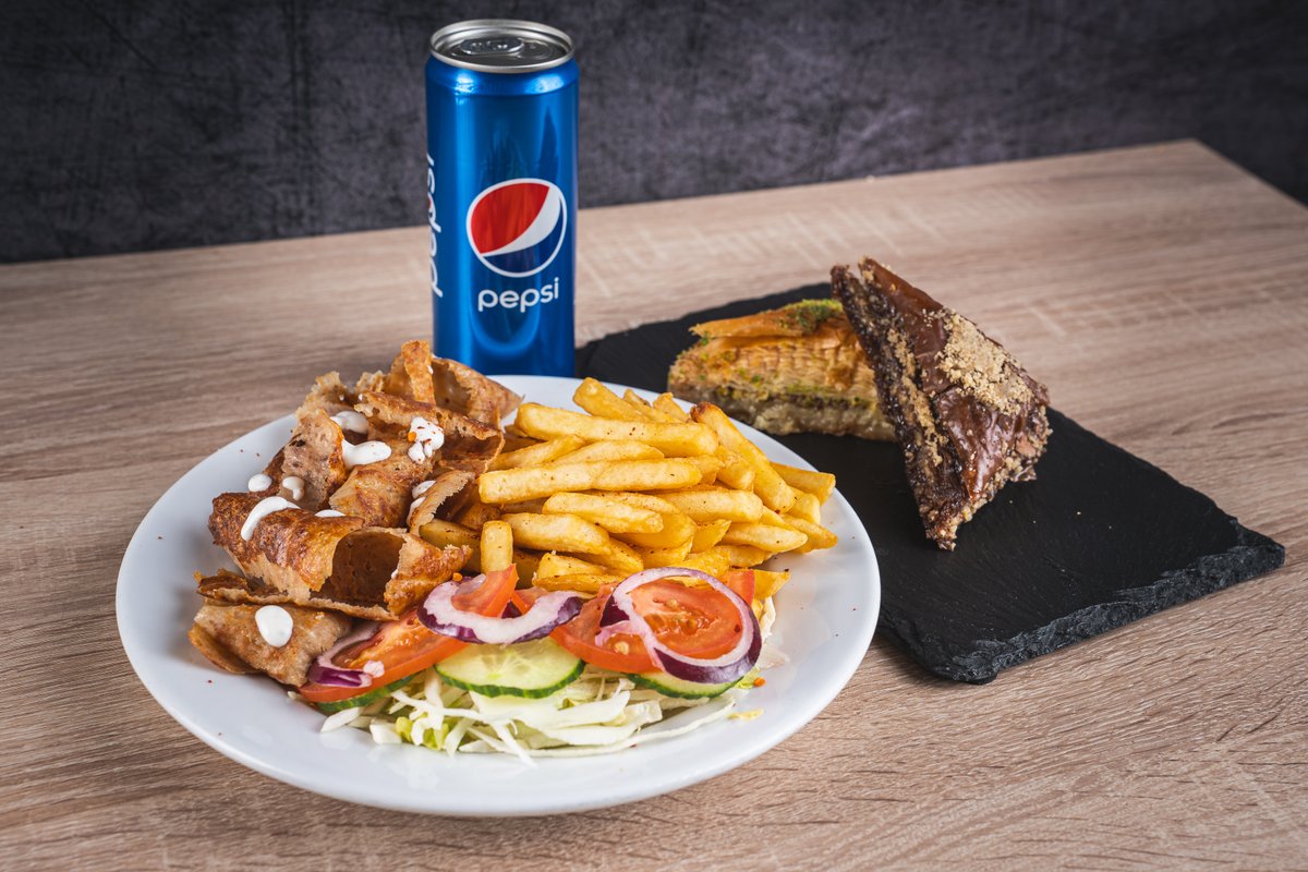 Borjúhúsos kebab tál menü