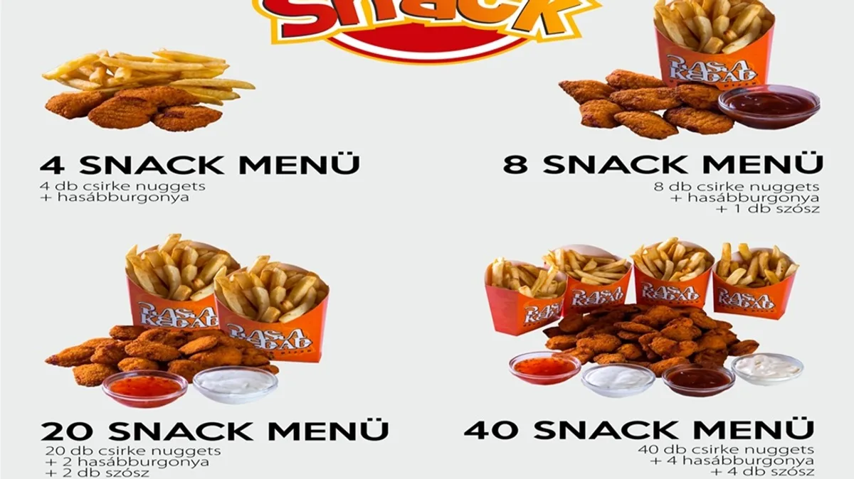 Snack menü 20