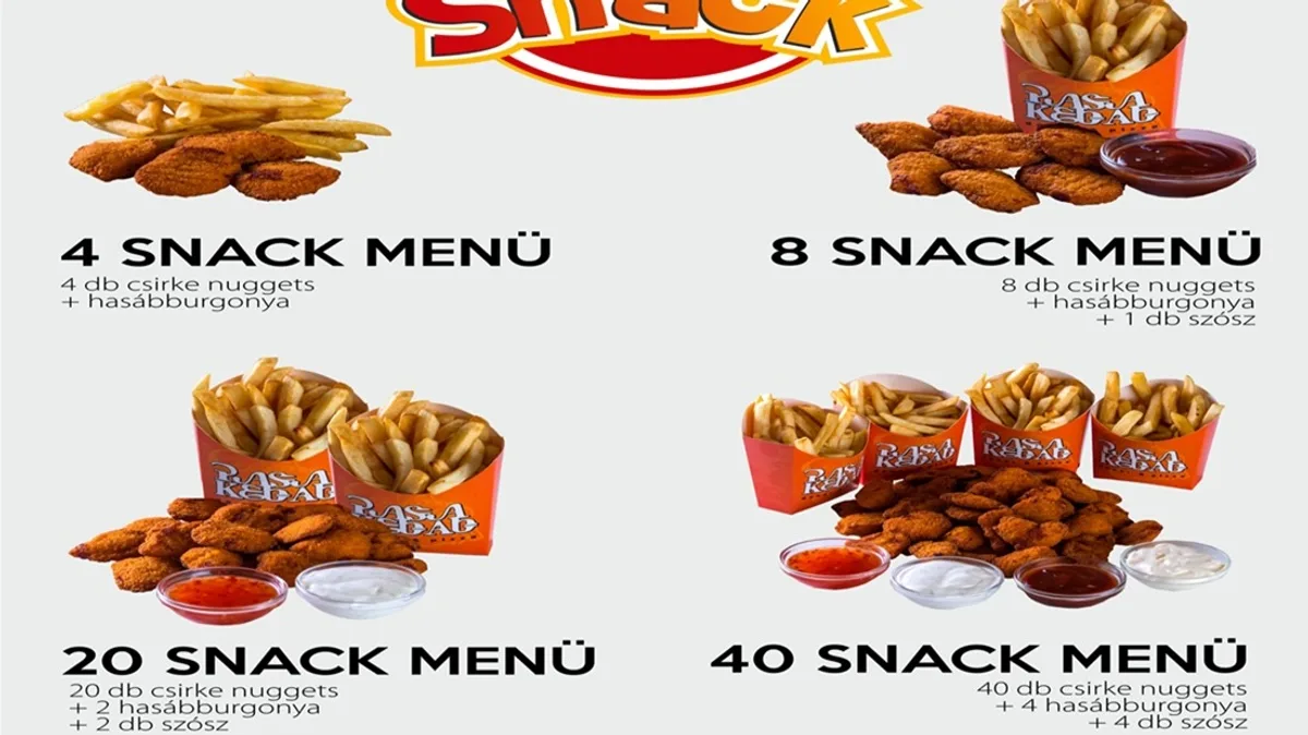 Snack menü 40