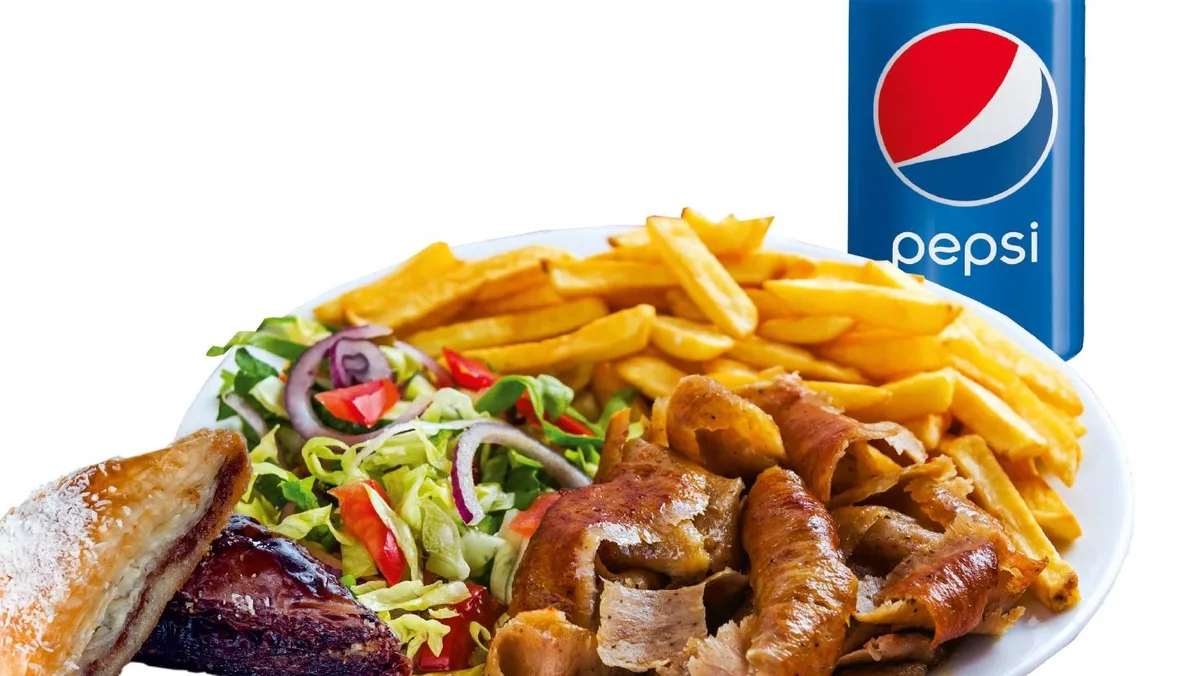 Borjúhúsos kebab tál menü