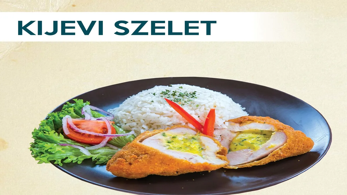 Kijevi csirkemell választható körettel