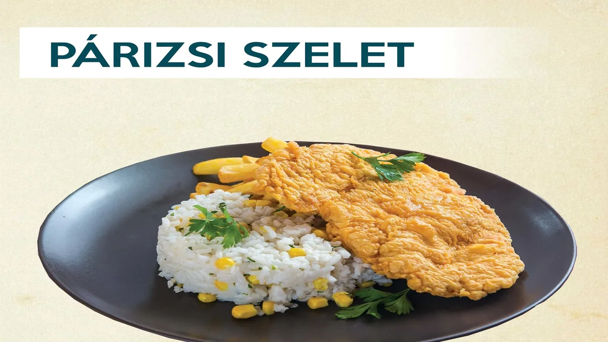 Párizsi szelet, választható körettel
