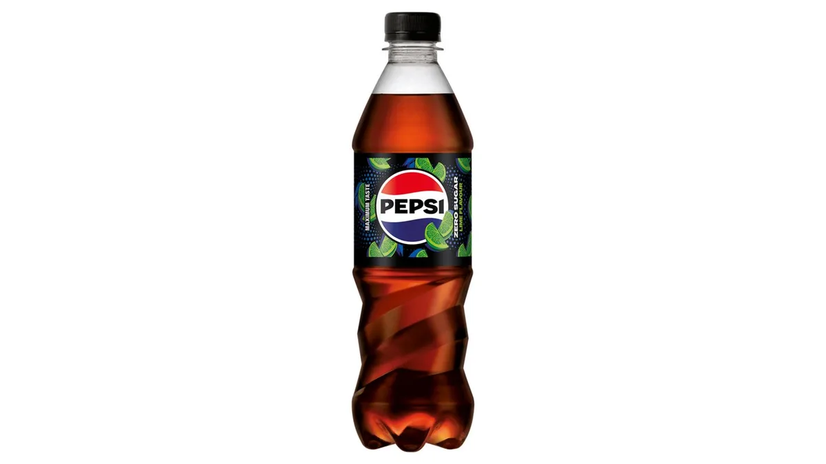 Pepsi Zero colaízű energiamentes szénsavas üdítőital édesítőszerekkel lime ízesítéssel 500 ml