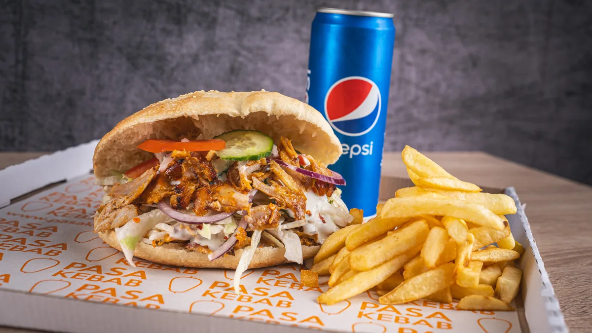 Vegyes húsos kebab menü