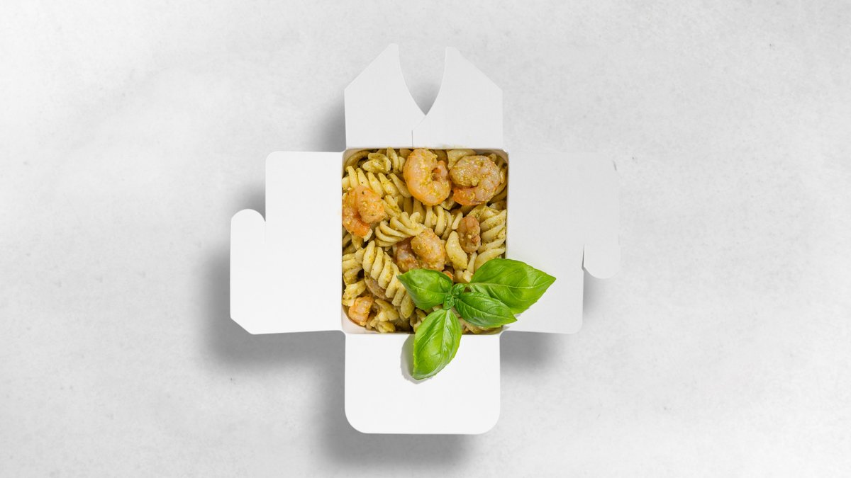 Pasta Shrimp and Pesto