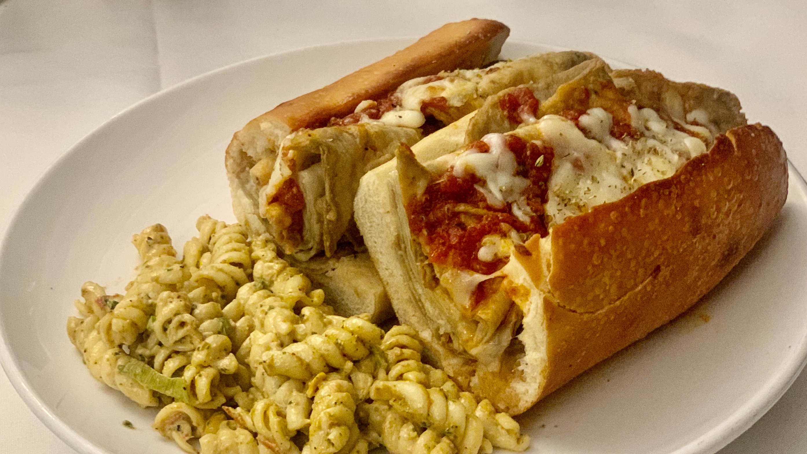 Eggplant Parmesan Grinder