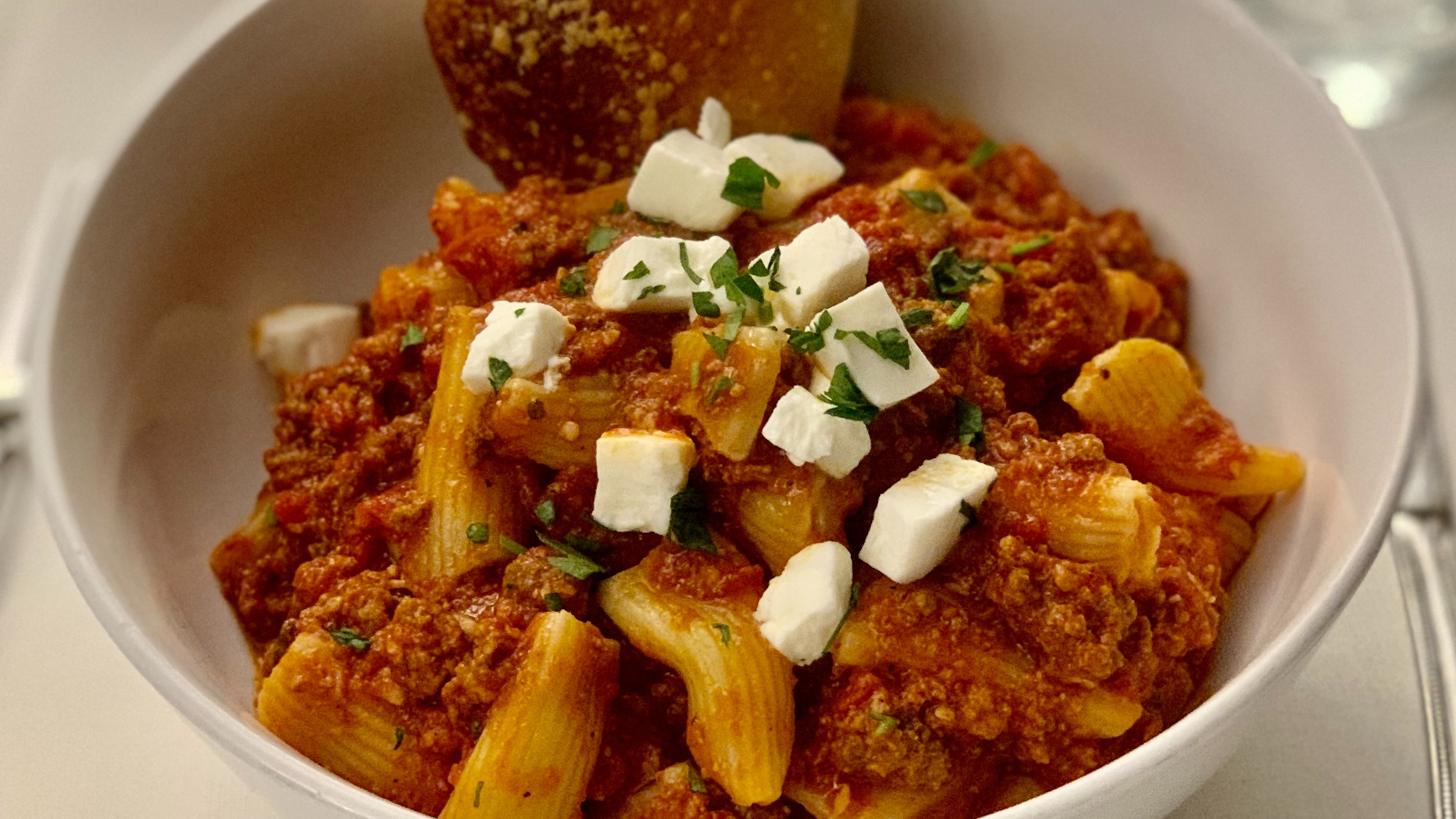 Rigatoni Bolognese