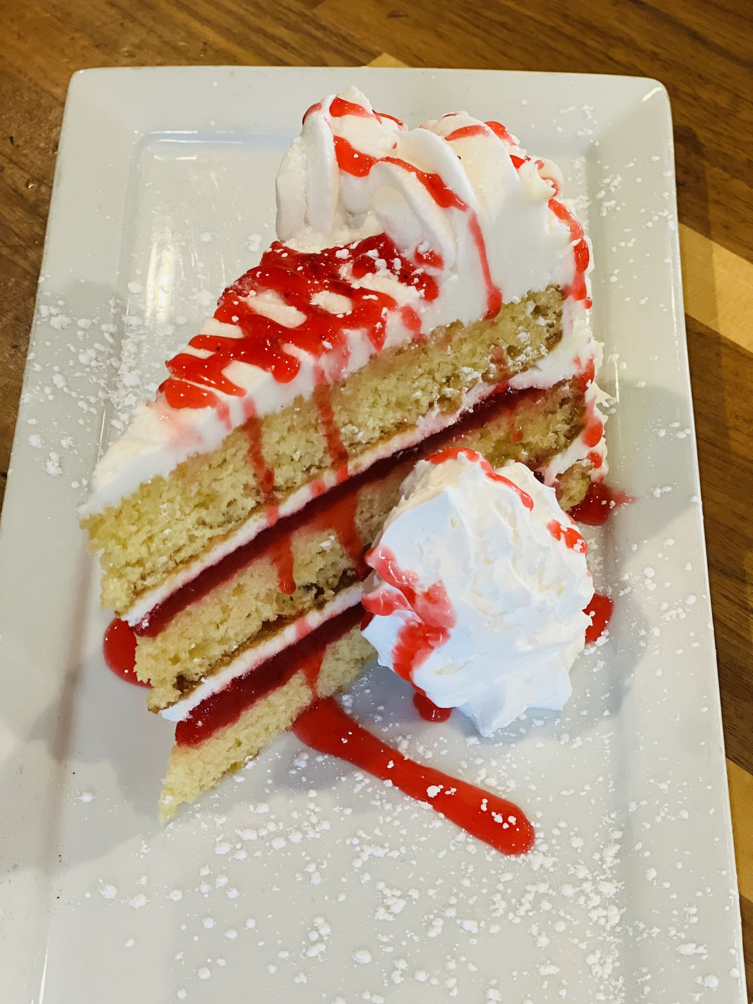 Strawberry Swirl Cake