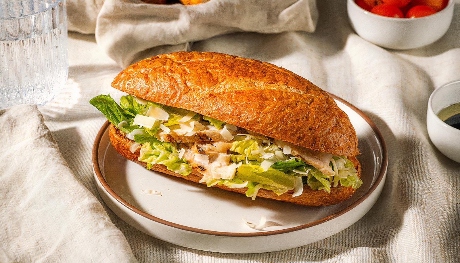 Chicken Ceasar Salad Hero