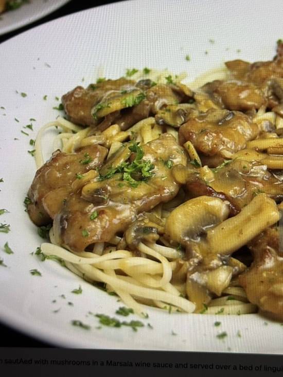 Grilled Chicken Marsala