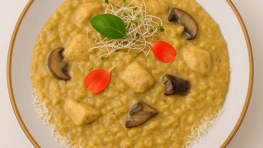 Risotto z kurczakiem i borowikami