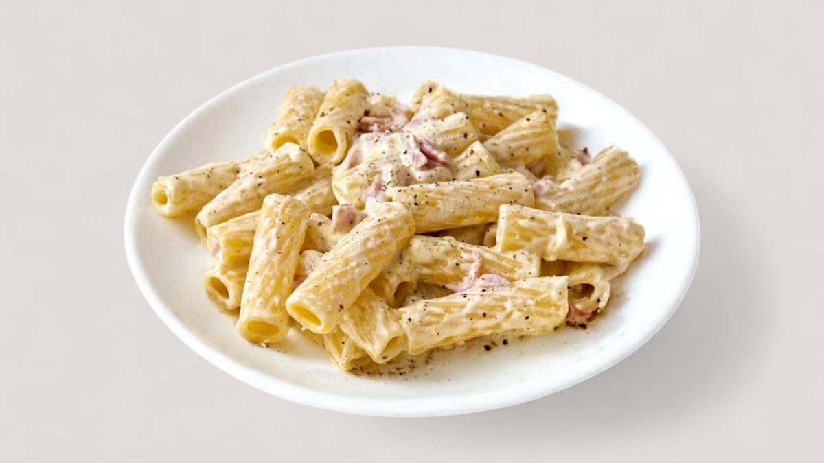 PASTA FRISCHE - RIGATONI Sahne und Schinken