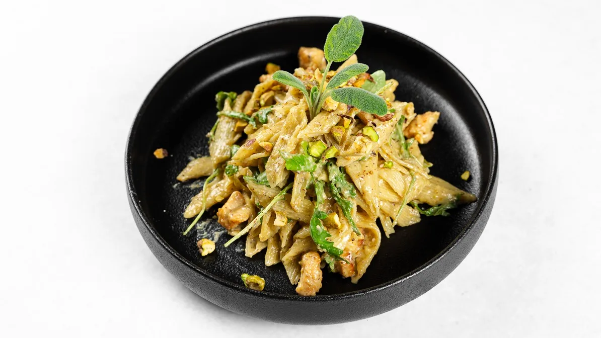 Penne pistachio