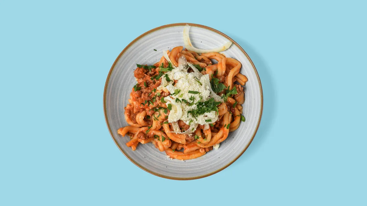 Casarecce con Ragù di Salsiccia
