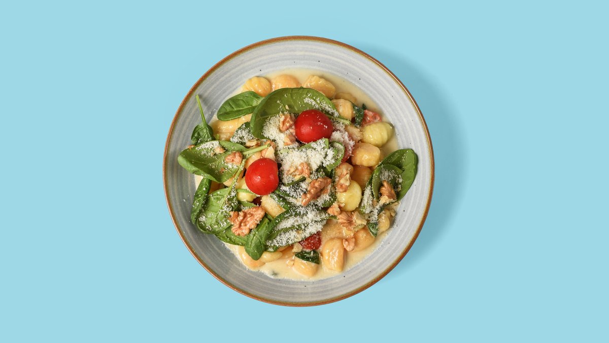 Gnocchi Gorgonzola and Spinat