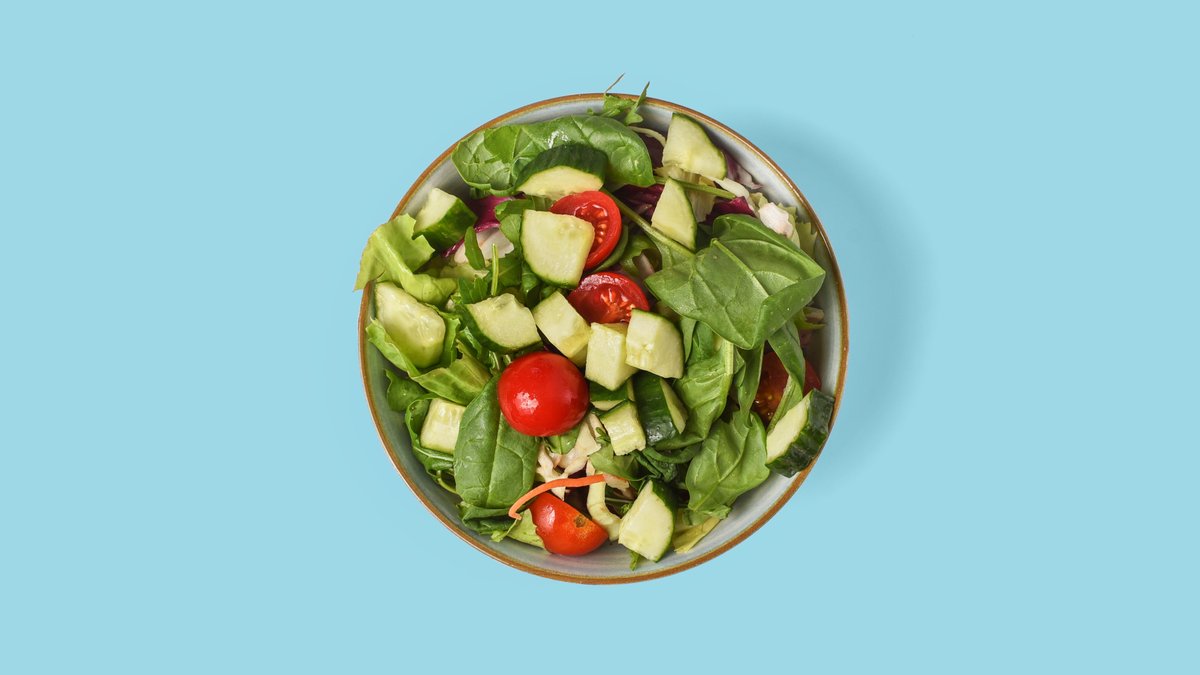 Kleiner Beilagensalat vegan