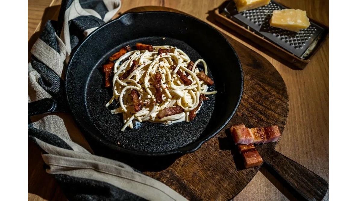 Paste Carbonara con Bacon