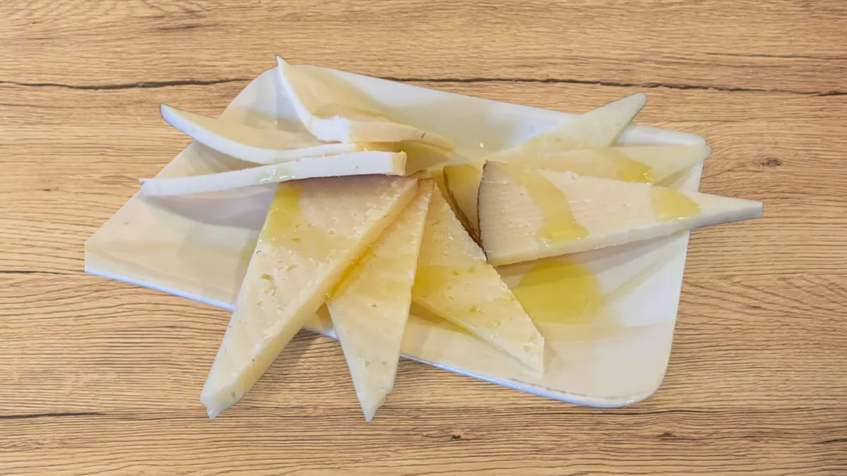 Tabla de queso manchego curado
