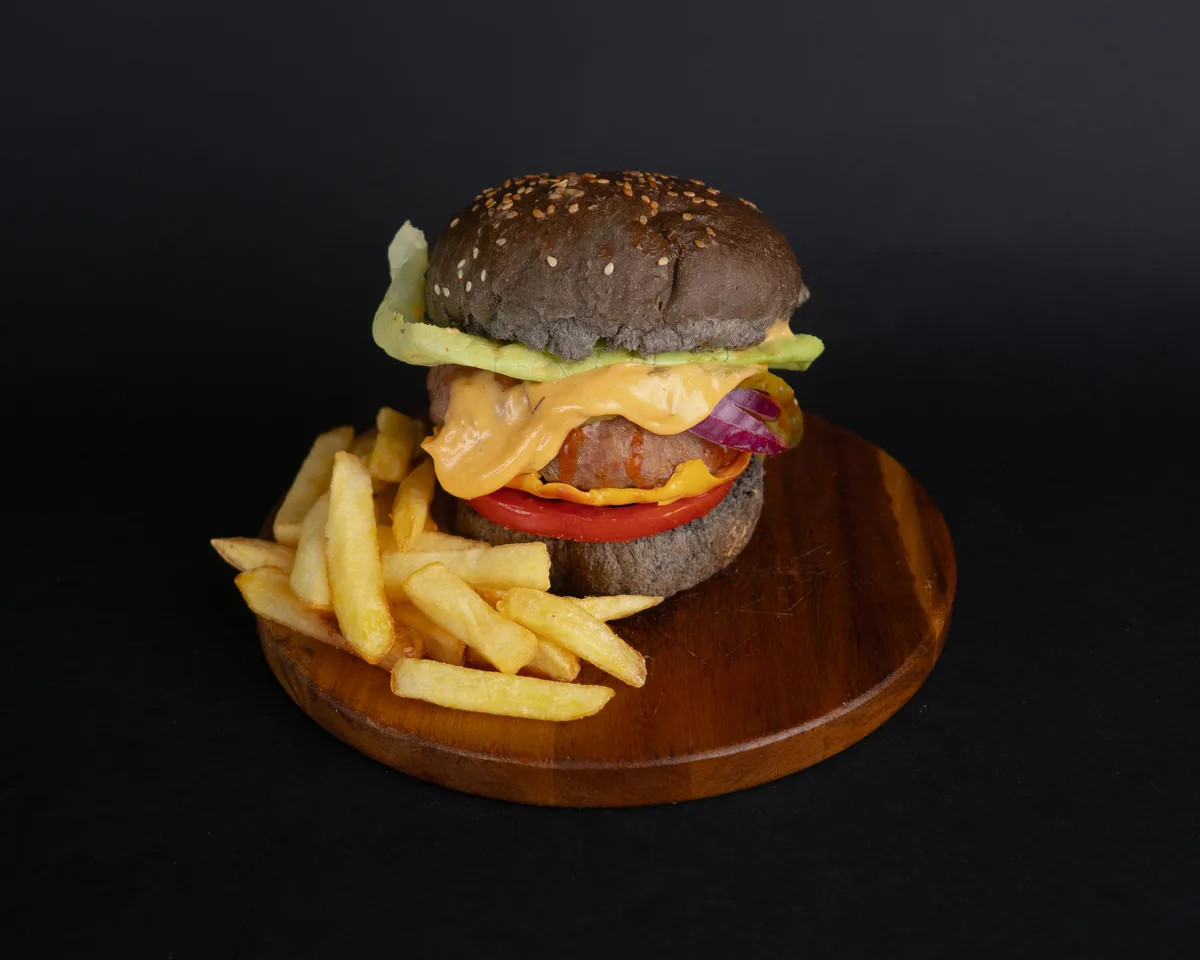 Black burger