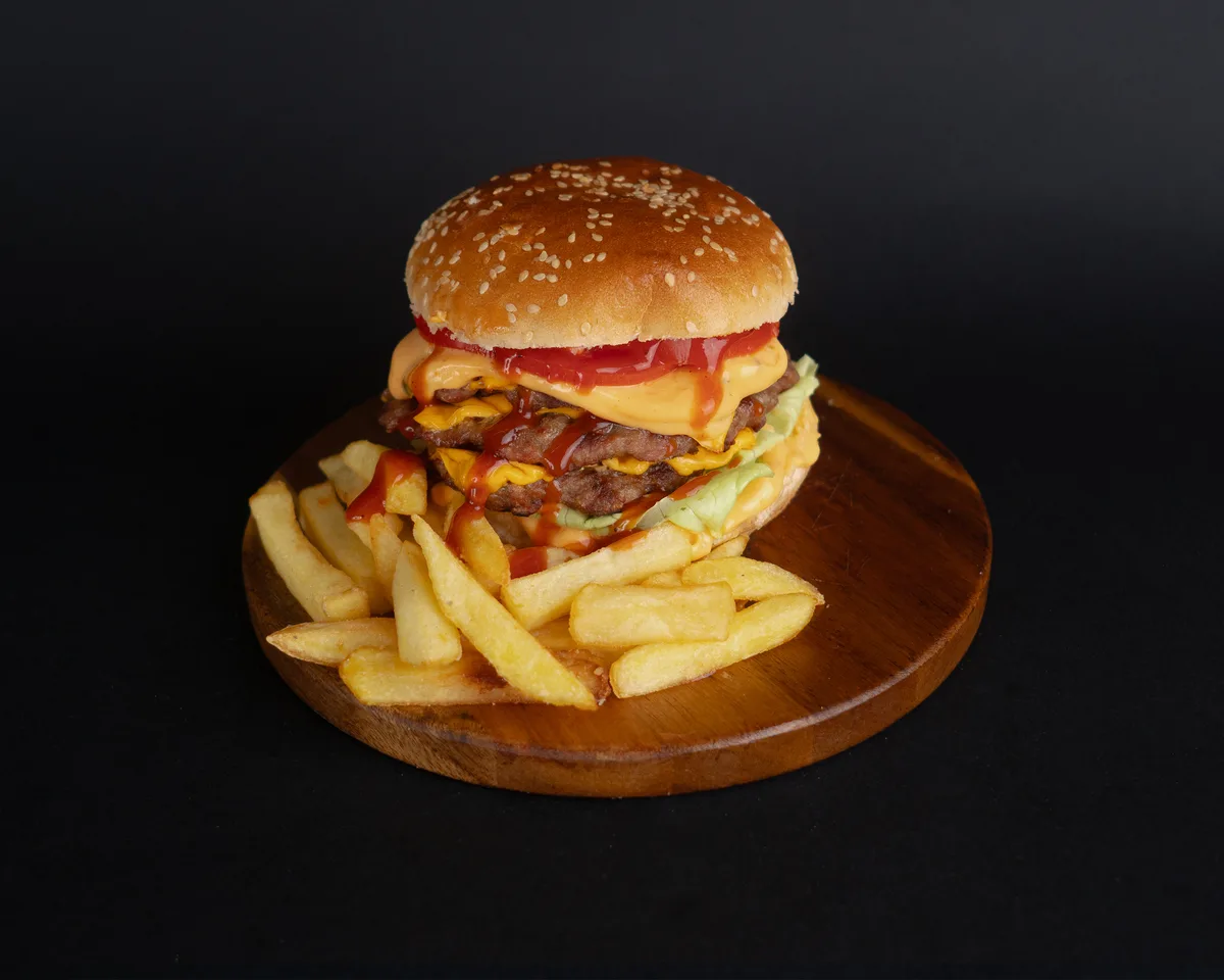 Triple Smash burger 200g