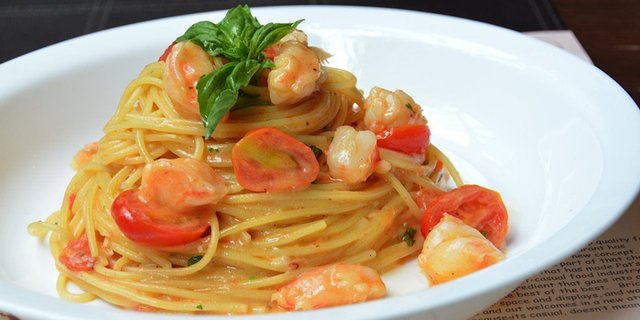 Creamy Seafood Spaghetti