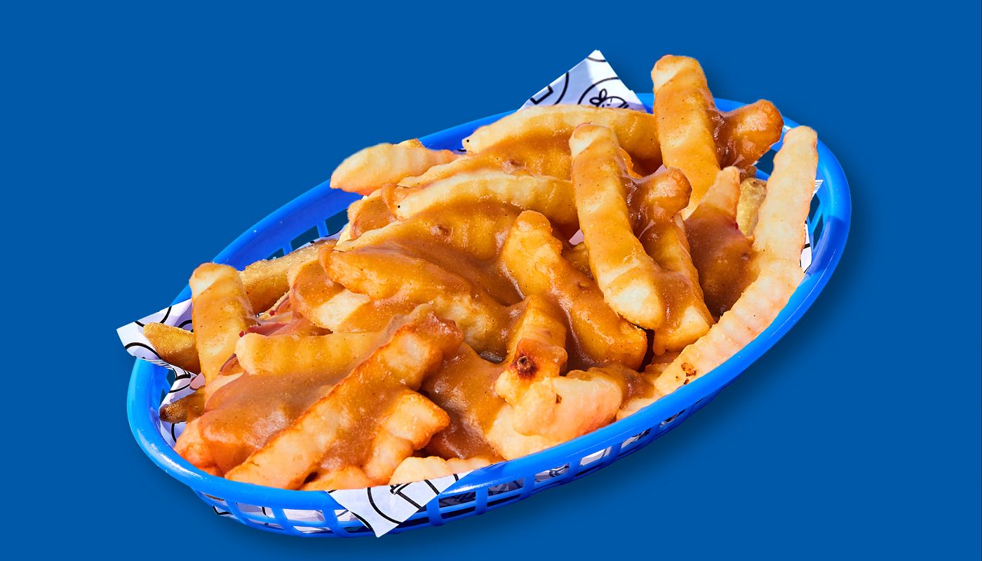 Gravy and Chips  (2435 kJ)
