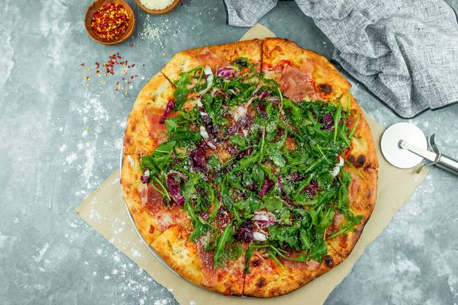 PROSCIUTTO and ARUGULA 10"
