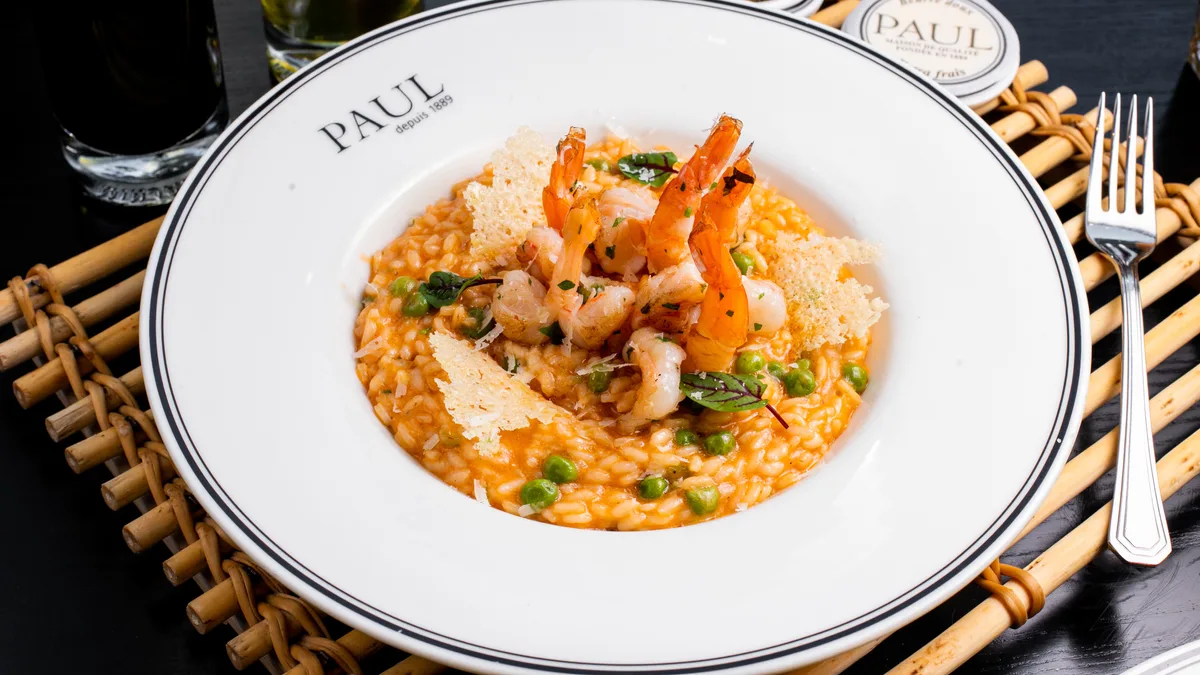 Cheesy Shrimp Risotto