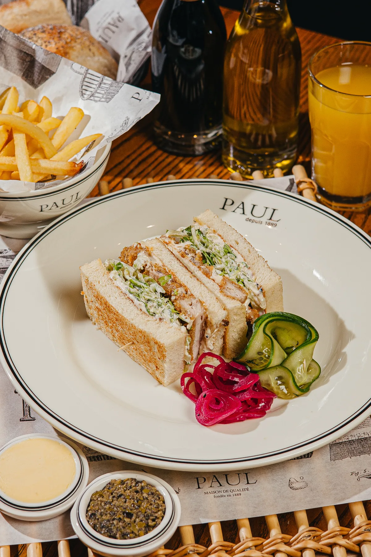 Chicken Schnitzel Truffe Sandwich