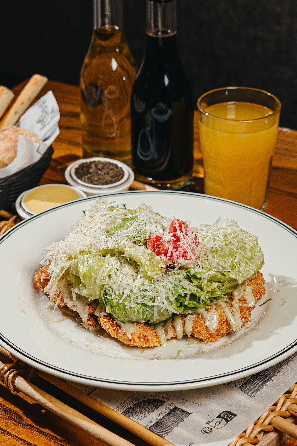Chicken Schnitzel with Aioli