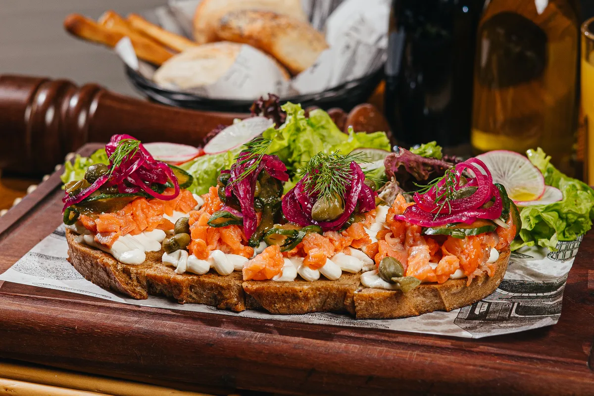 Salmon Tartine
