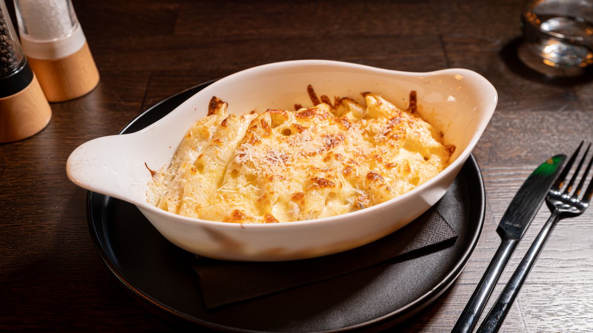 Penne Quattro gratinate