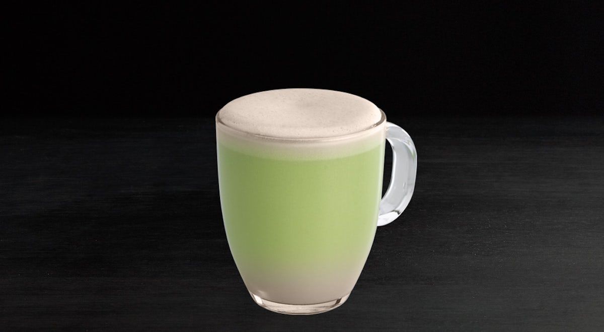 Blushing Rose Matcha Latte